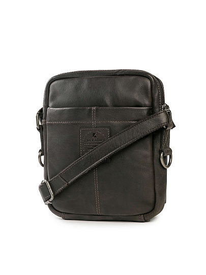 Сумка через плечо Dr.Koffer из натуральной кожи коричневая