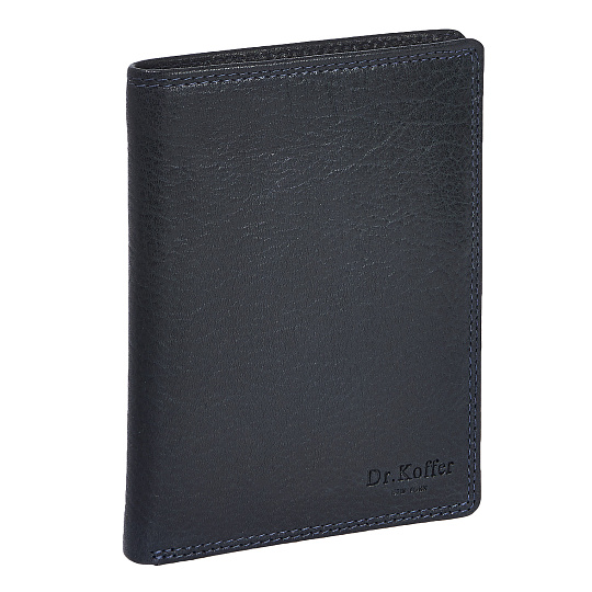 Портмоне Dr.Koffer из натуральной кожи синее