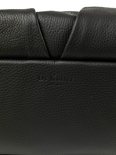 Женская сумка Dr.Koffer из натуральной кожи серая