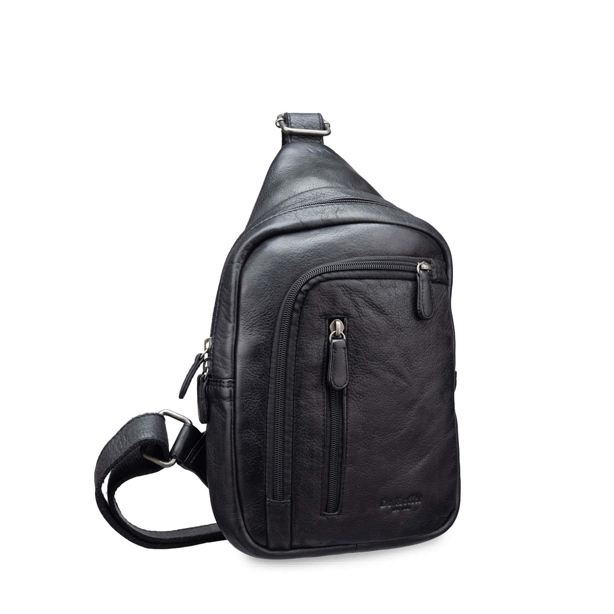 Рюкзак Dr.Koffer из натуральной кожи черный