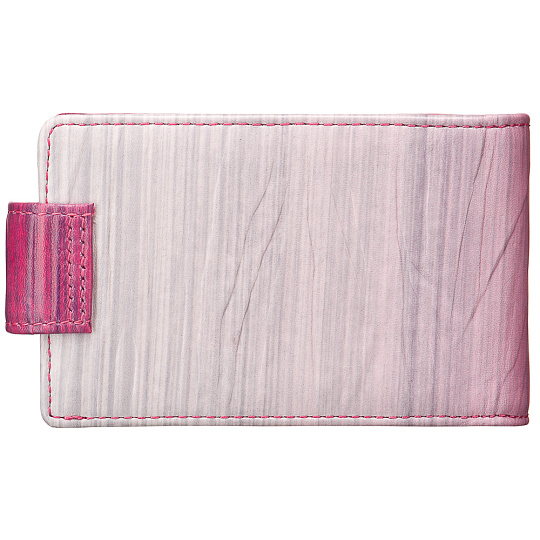 Визитница Dr.Koffer из натуральной кожи фиолетовая