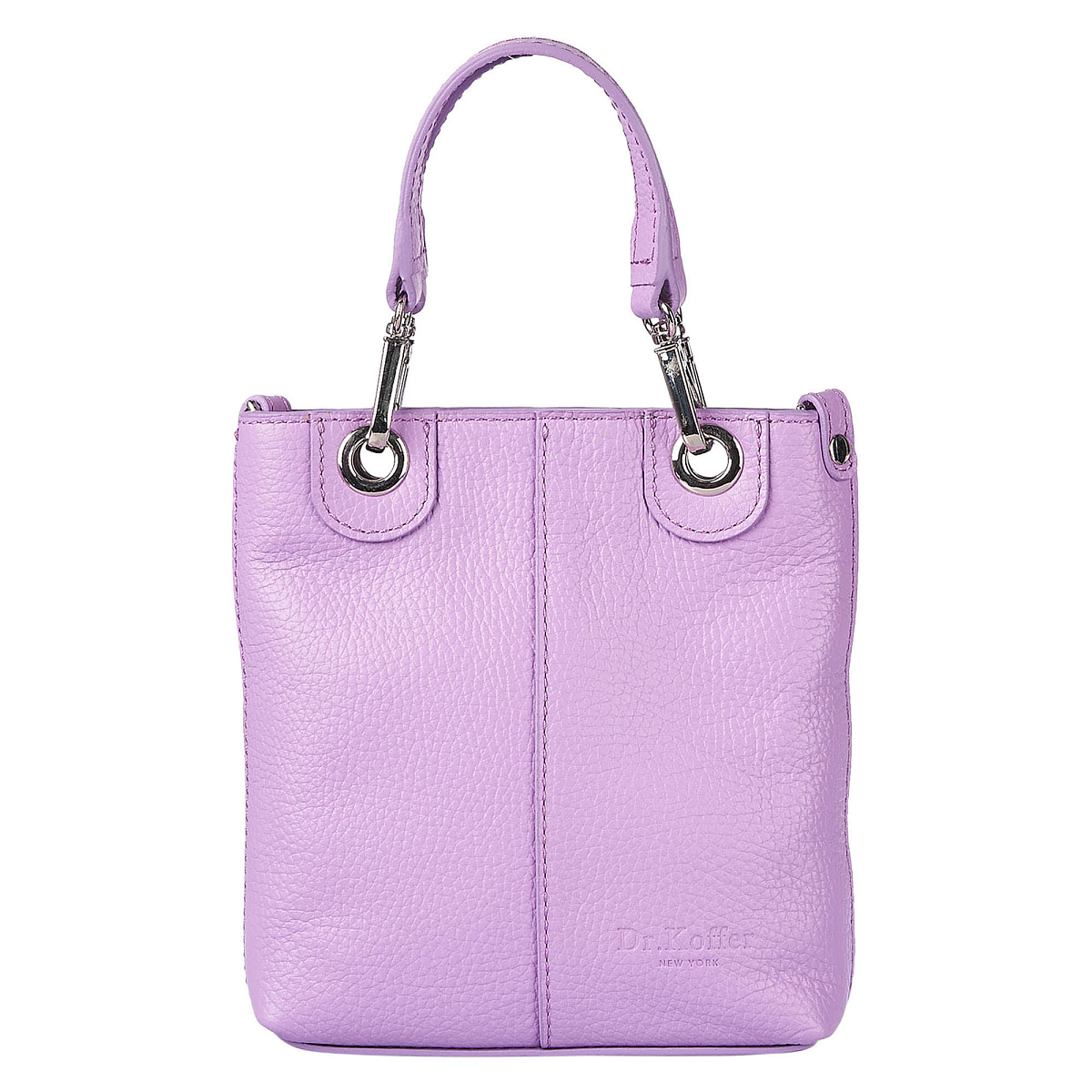 Женская сумка Dr. Koffer из натуральной кожи розовая