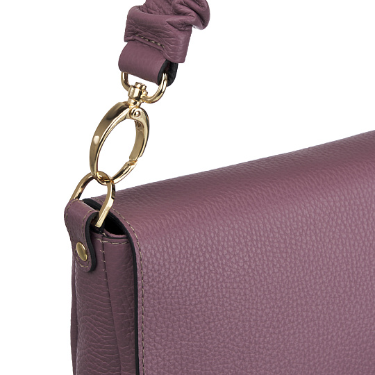 Женская сумка Dr. Koffer из натуральной кожи фиолетовая