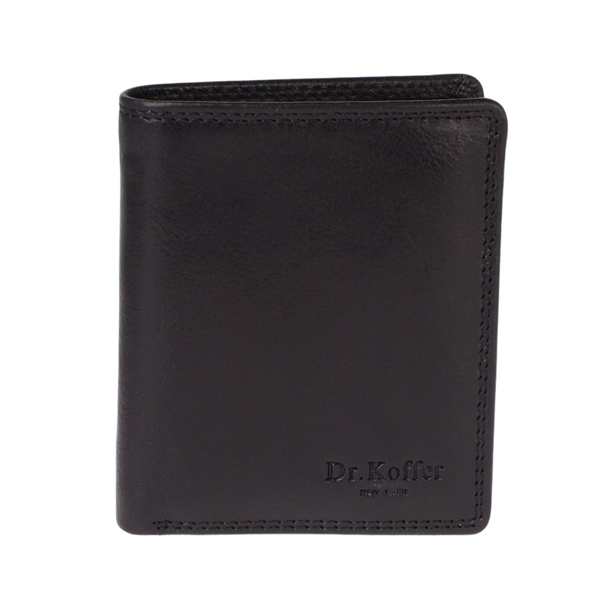 Портмоне Dr.Koffer из натуральной кожи черное