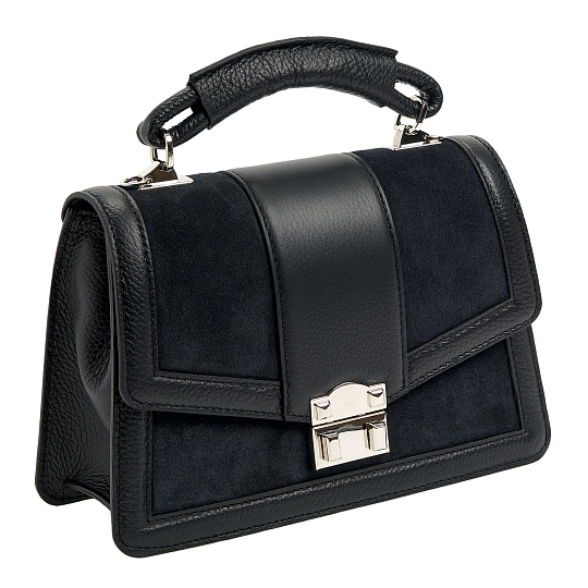 Женская сумка Dr. Koffer из натуральной кожи черная