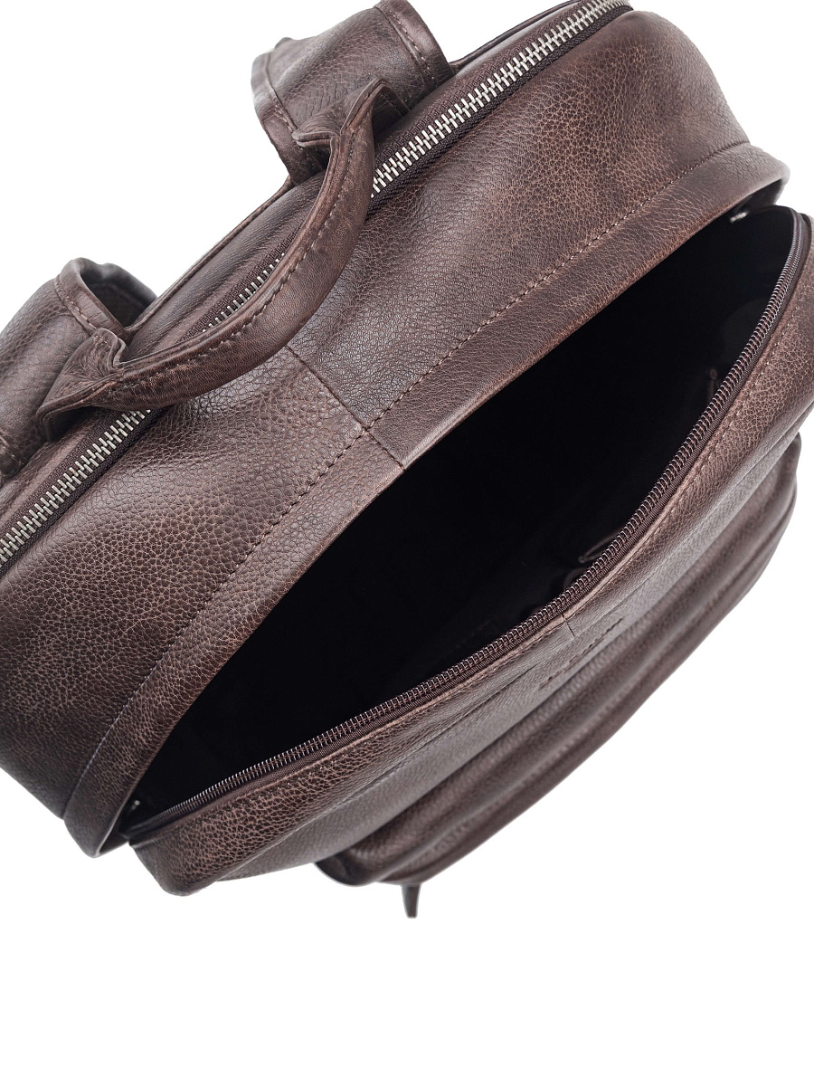 Рюкзак Dr. Koffer из натуральной кожи коричневый