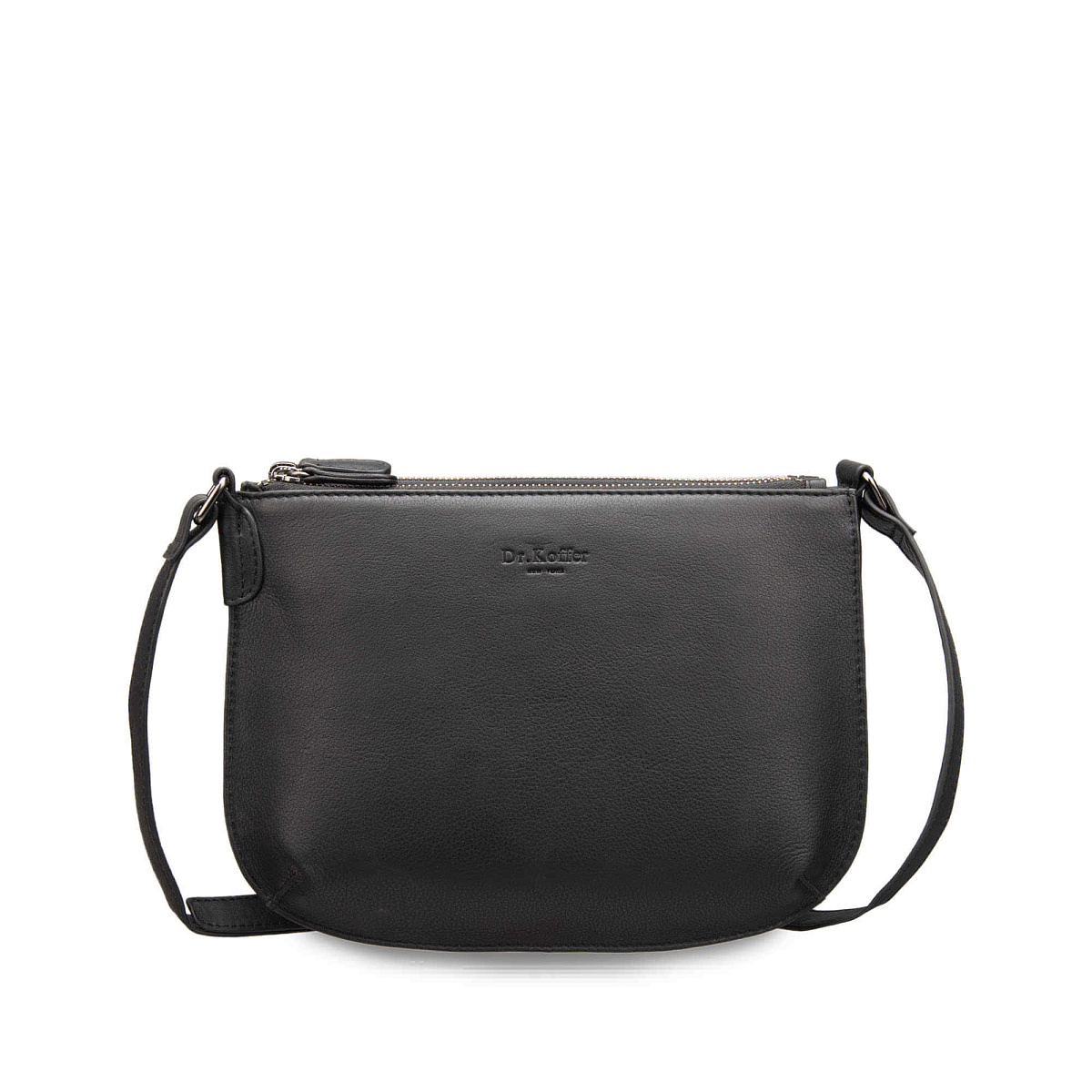Женская сумка Dr.Koffer из натуральной кожи чёрная