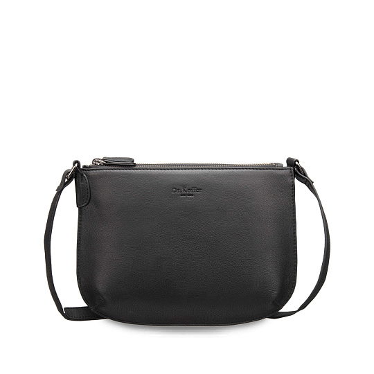 Женская сумка Dr.Koffer из натуральной кожи чёрная
