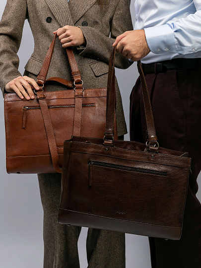 Сумка для документов Dr.Koffer из натуральной кожи