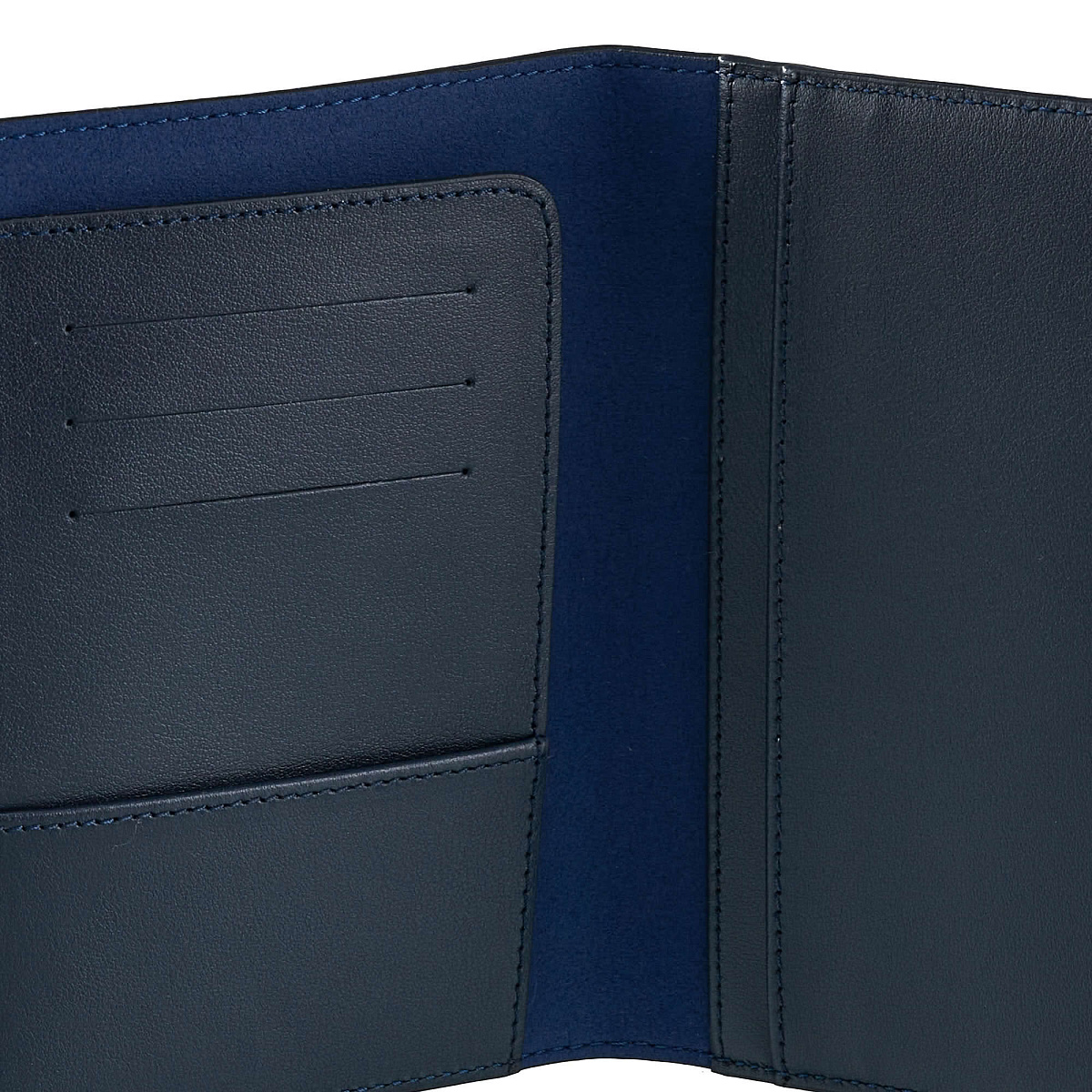 Обложка для паспорта Dr.Koffer из натуральной кожи синяя