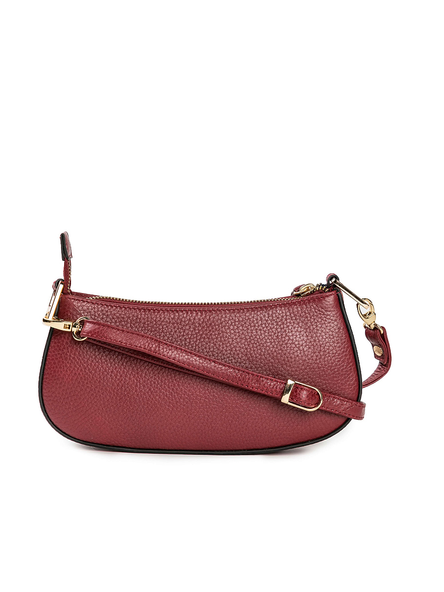 Женская сумка Dr. Koffer из натуральной кожи бордовая