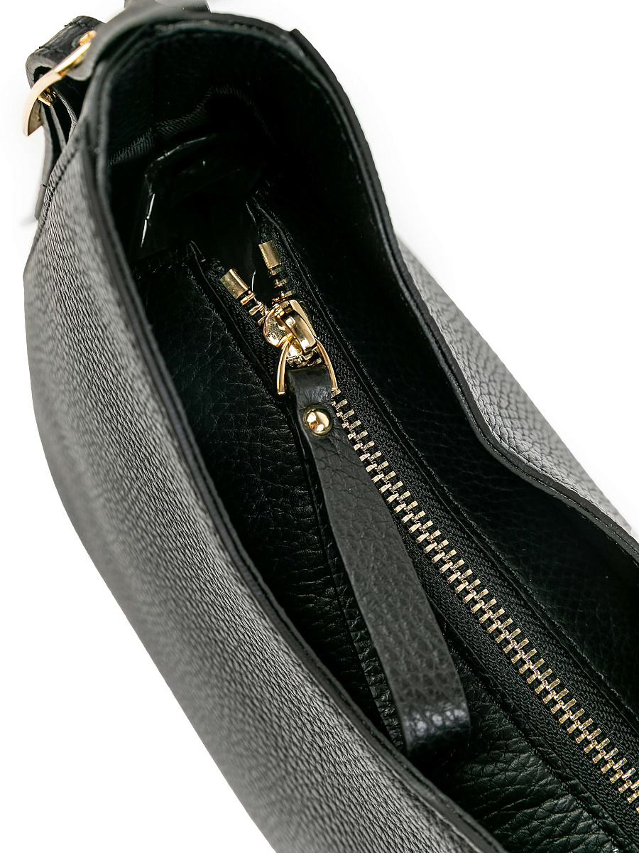 Женская сумка Dr.Koffer из натуральной кожи черная