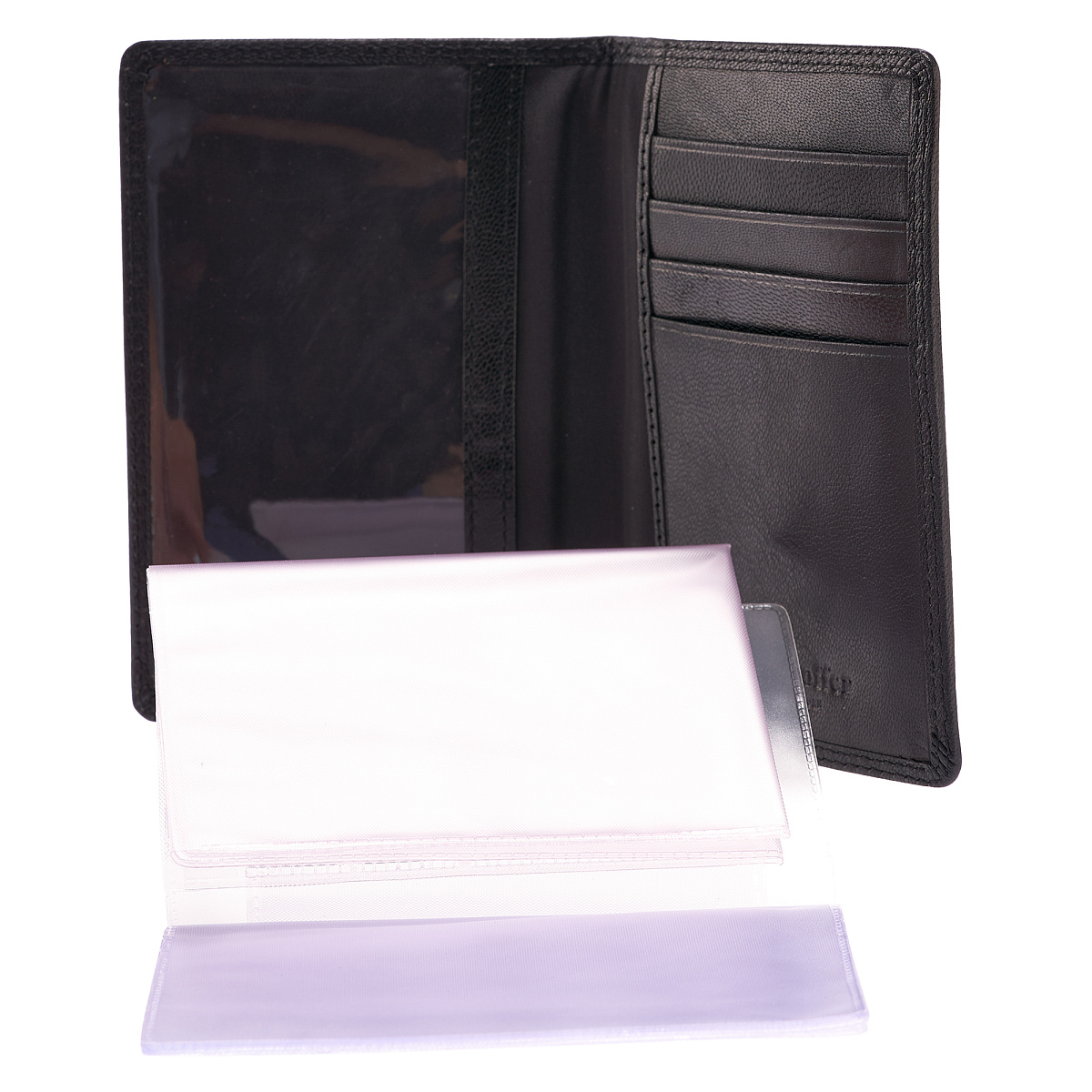 Обложка для паспорта/автодок из натуральной кожи Dr. Koffer