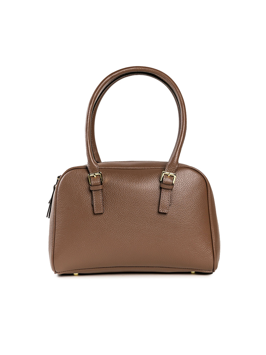 Женская сумка Dr. Koffer из натуральной кожи коричневая