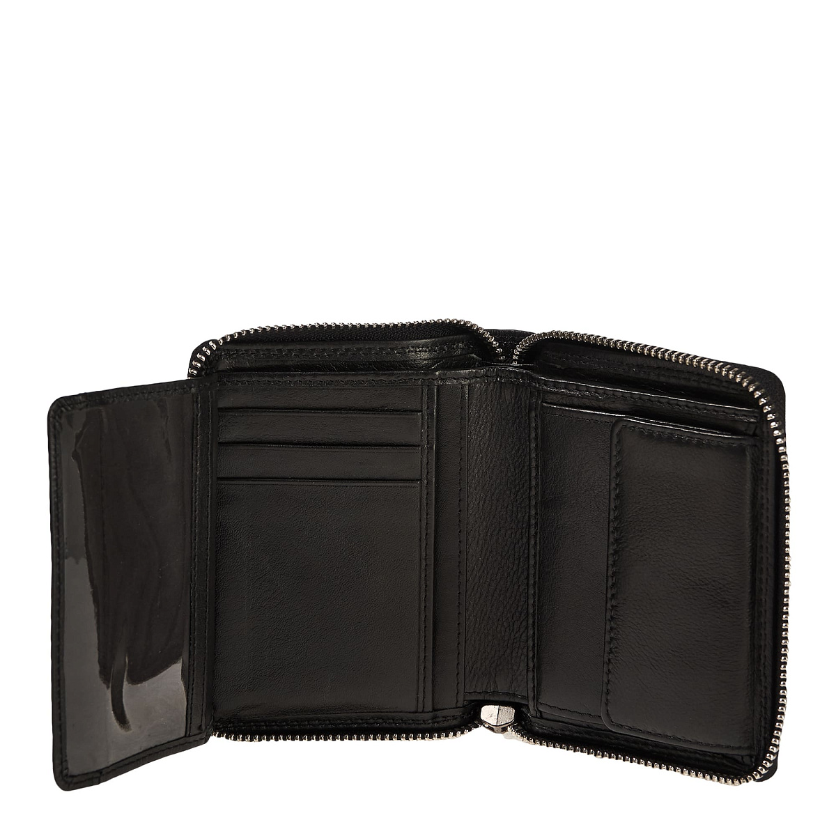 Портмоне Dr.Koffer из натуральной кожи черное