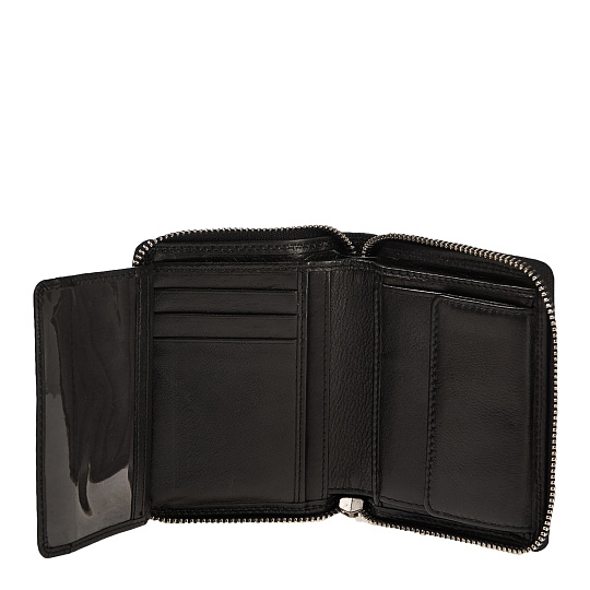 Портмоне Dr.Koffer из натуральной кожи черное