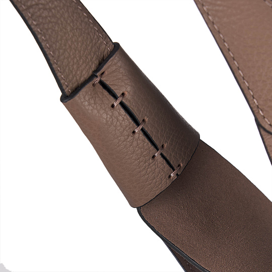 Женская сумка Dr. Koffer из натуральной кожи бежевая