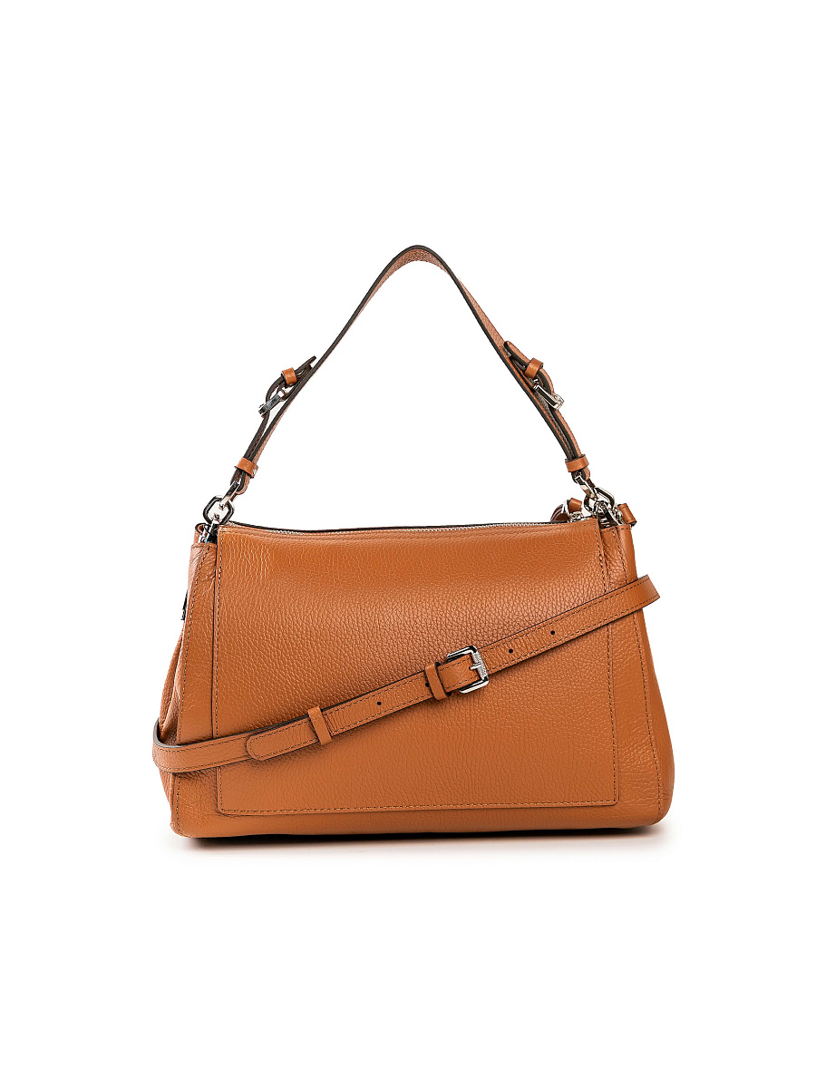 Женская сумка Dr. Koffer из натуральной кожи коричневая