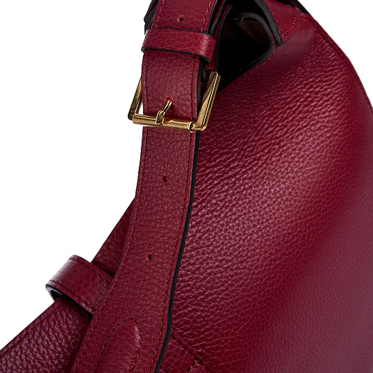 Женская сумка Dr. Koffer из натуральной кожи бордовая