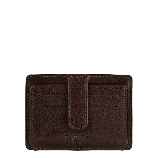 Кредитница Dr.Koffer из натуральной кожи коричневая