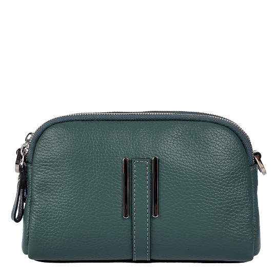 Женская сумка Dr. Koffer из натуральной кожи зеленая