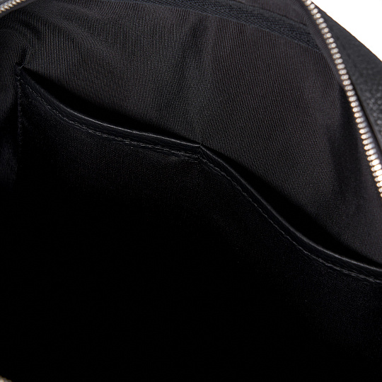 Сумка дорожная Dr.Koffer из натуральной кожи черная