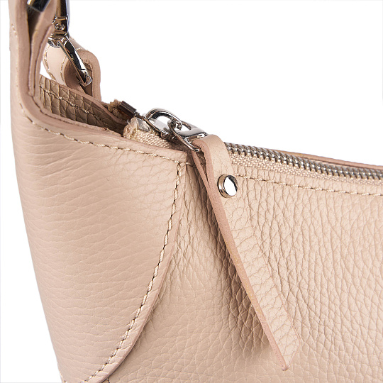 Женская сумка Dr. Koffer из натуральной кожи бежевая