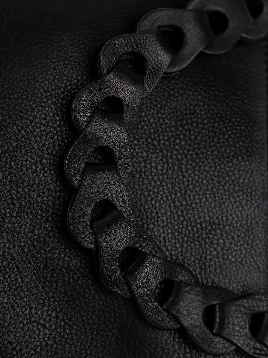 Женская сумка Dr.Koffer из натуральной кожи чёрная