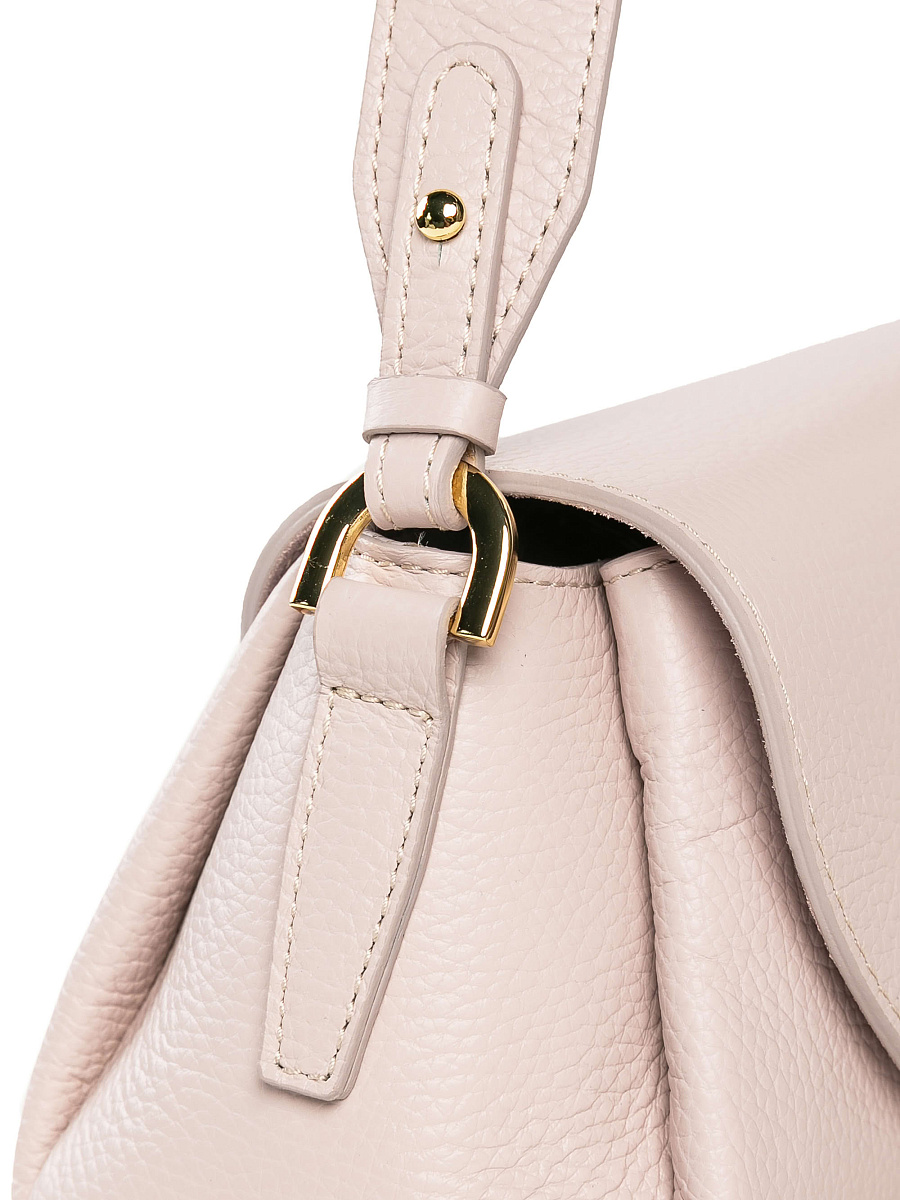 Женская сумка Dr. Koffer из натуральной кожи розовая