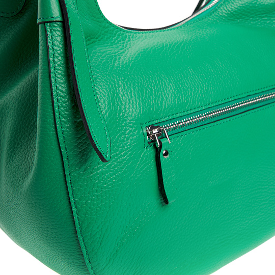 Женская сумка Dr. Koffer из натуральной кожи зеленая