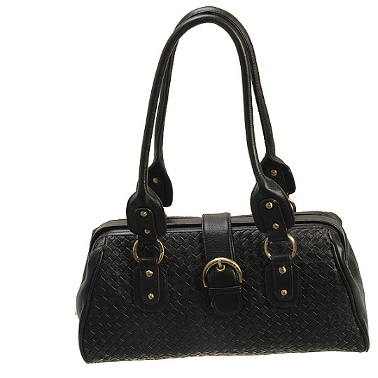 Темно-коричневая женская сумка, декорированная перекидным ремнем Dr.Koffer W601004-85-09
