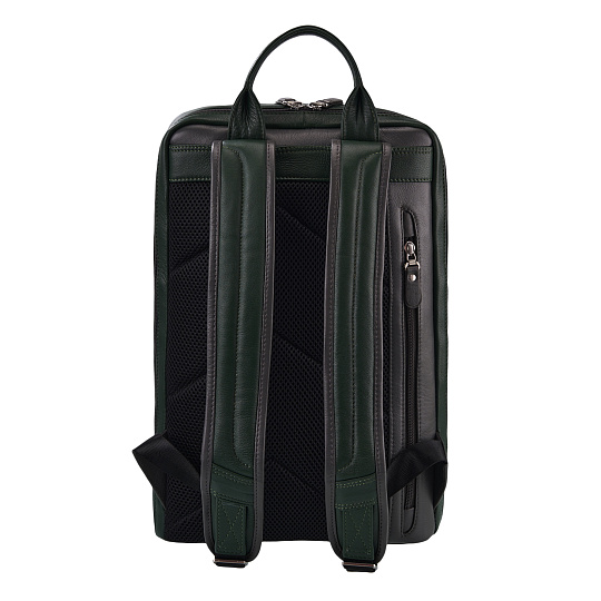 Рюкзак Dr.Koffer из натуральной кожи зеленый