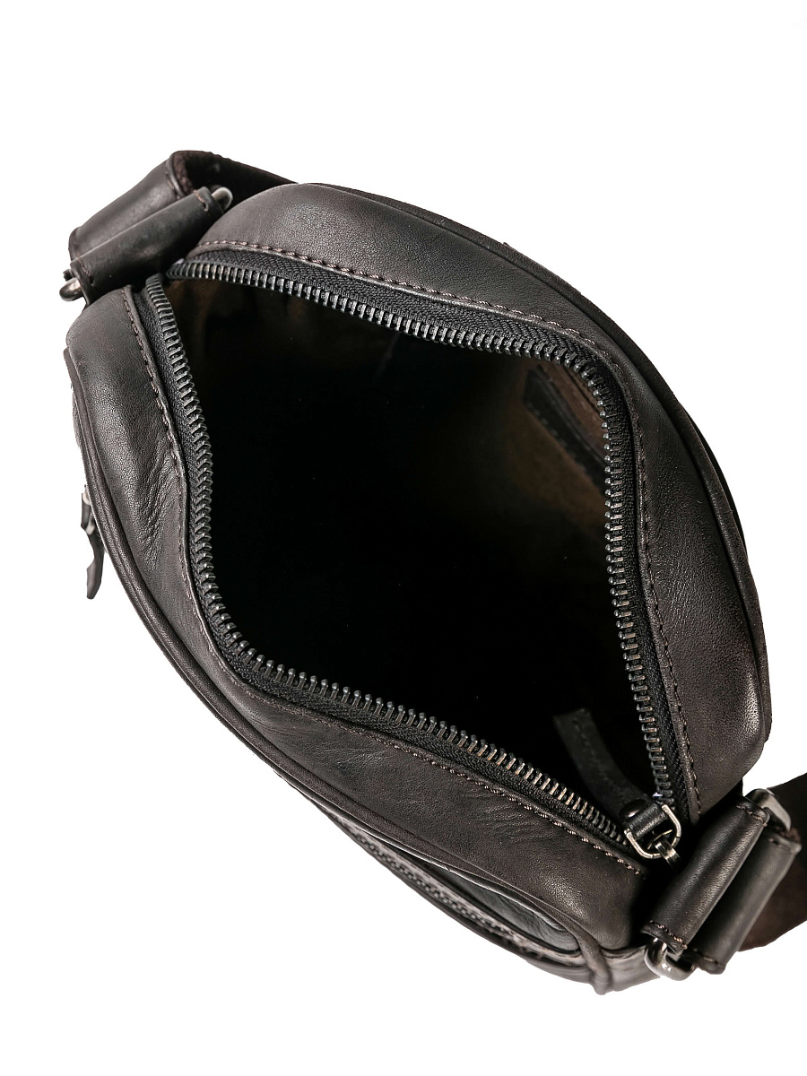 Сумка через плечо Dr.Koffer из натуральной кожи коричневая