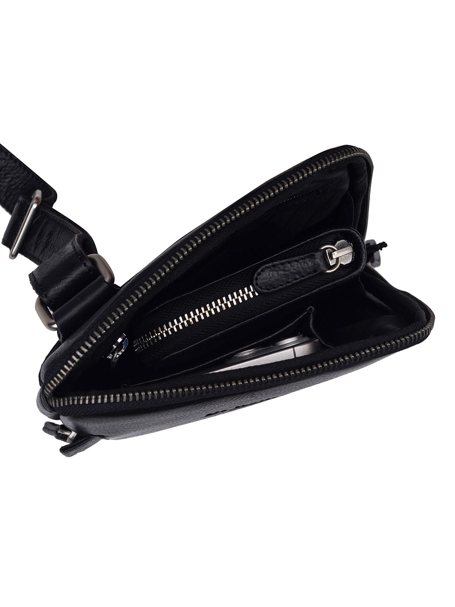 Рюкзак Dr. Koffer из натуральной кожи черный