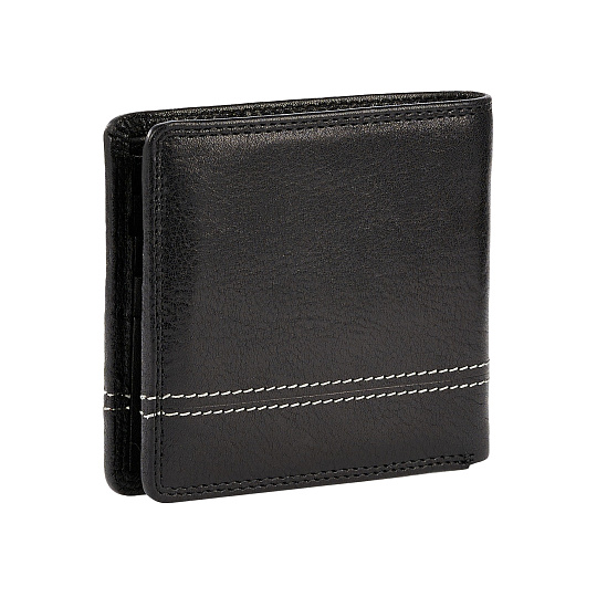 Портмоне Dr.Koffer из натуральной кожи черное