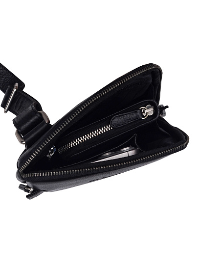 Рюкзак Dr. Koffer из натуральной кожи черный