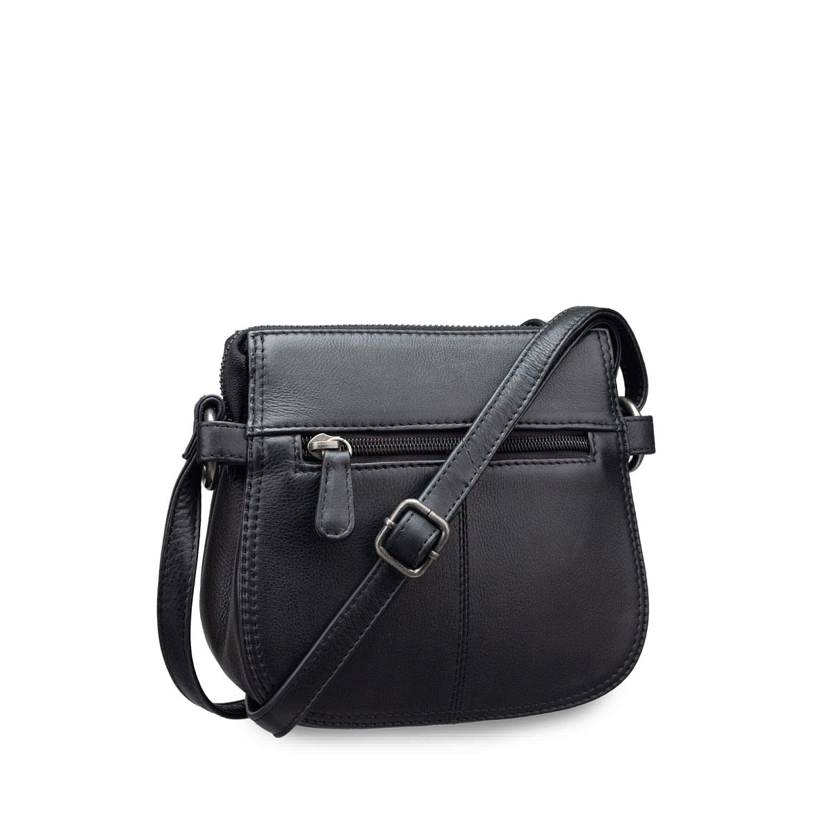 Женская сумка Dr.Koffer из натуральной кожи чёрная