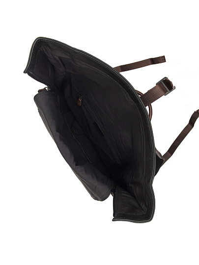 Рюкзак Dr. Koffer из натуральной кожи черный