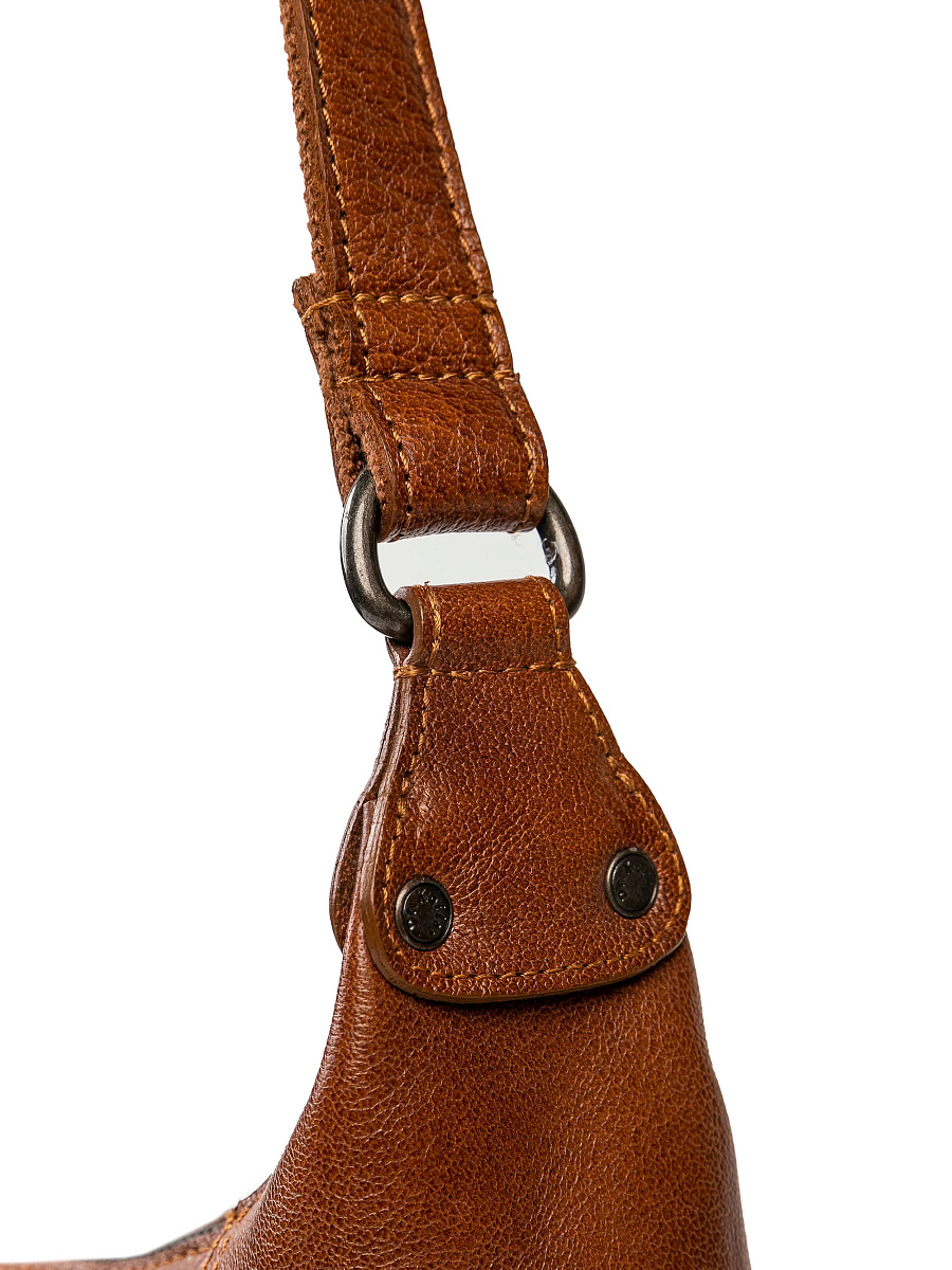 Сумка через плечо Dr.Koffer из натуральной кожи коричневая