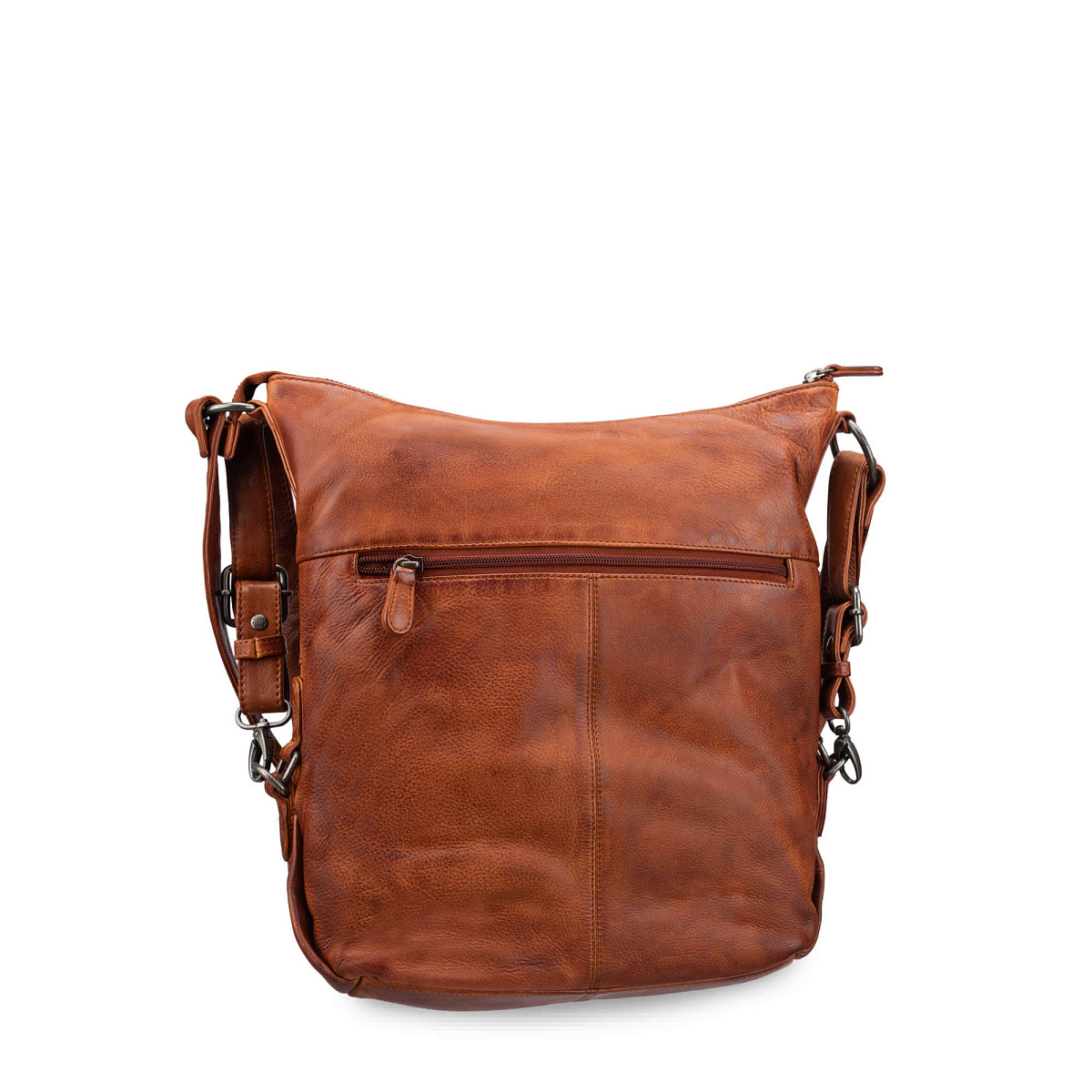 Сумка через плечо Dr.Koffer из натуральной кожи коричневая