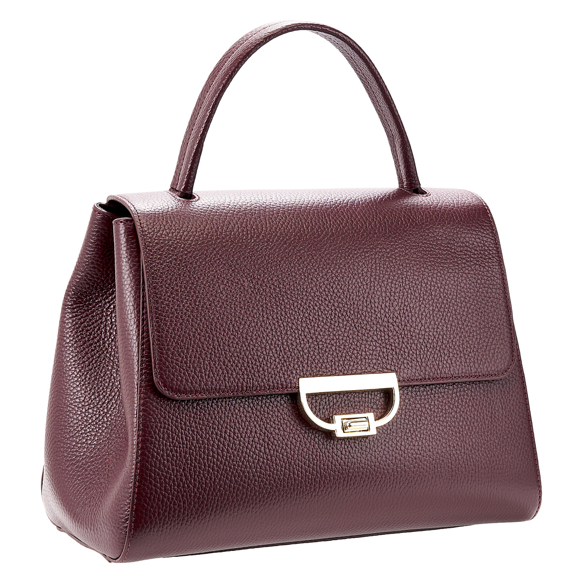 Женская сумка  Dr. Koffer из натуральной кожи бордовая