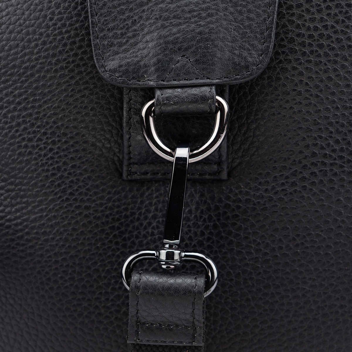 Рюкзак Dr.Koffer из натуральной кожи черный