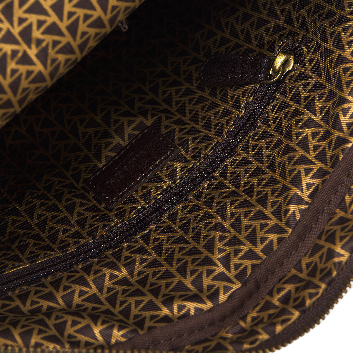 Сумка через плечо Dr.Koffer из натуральной кожи коричневая