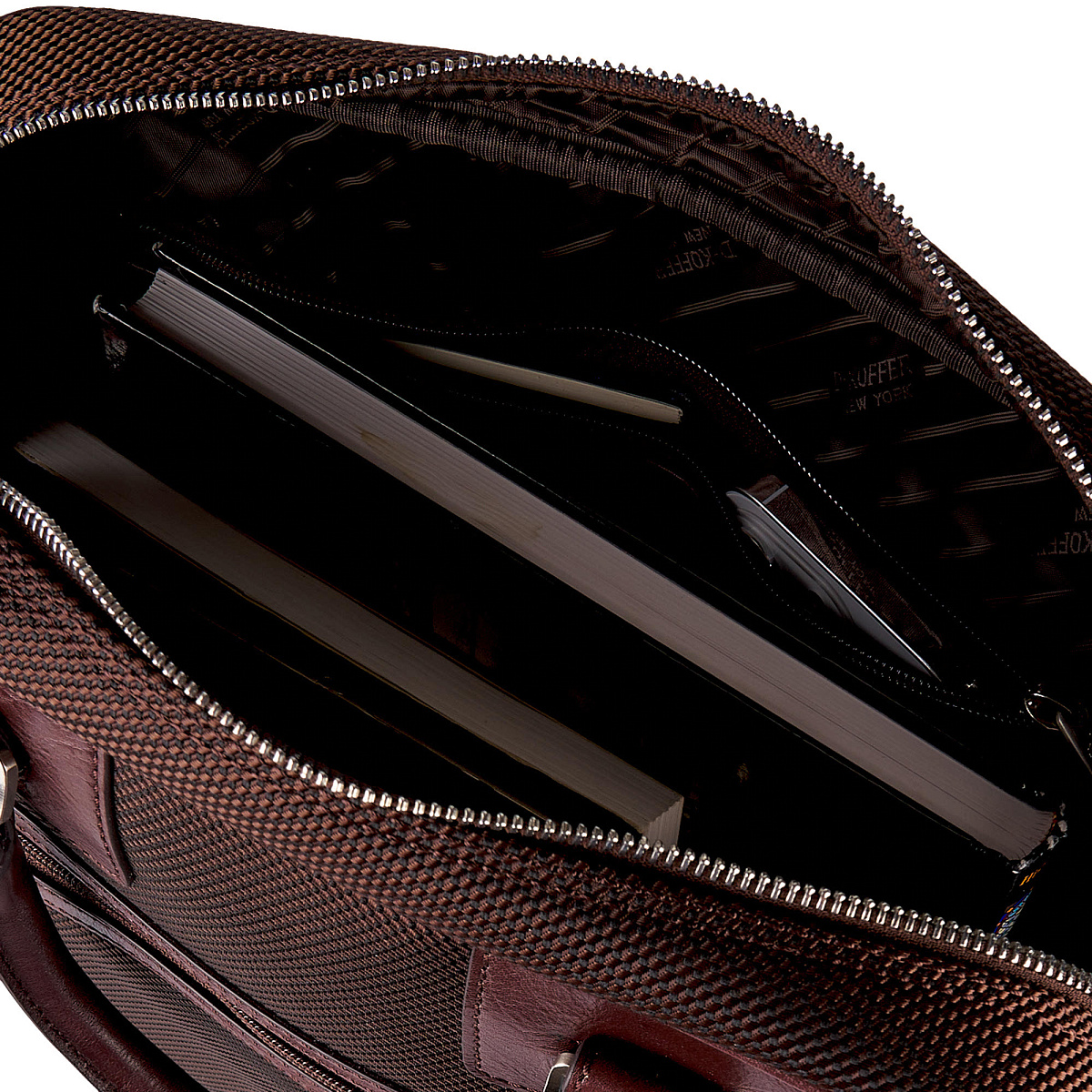 Сумка планшет Dr.Koffer из нейлона и натуральной кожи