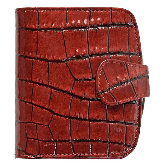 Кошелек Dr.Koffer из натуральной кожи красный