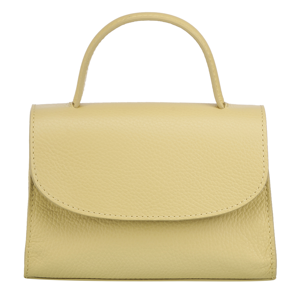 Женская сумка Dr. Koffer из натуральной кожи желтая