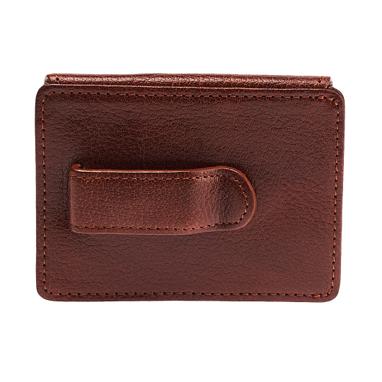 Визитница Dr.Koffer из натуральной кожи светло-коричневая