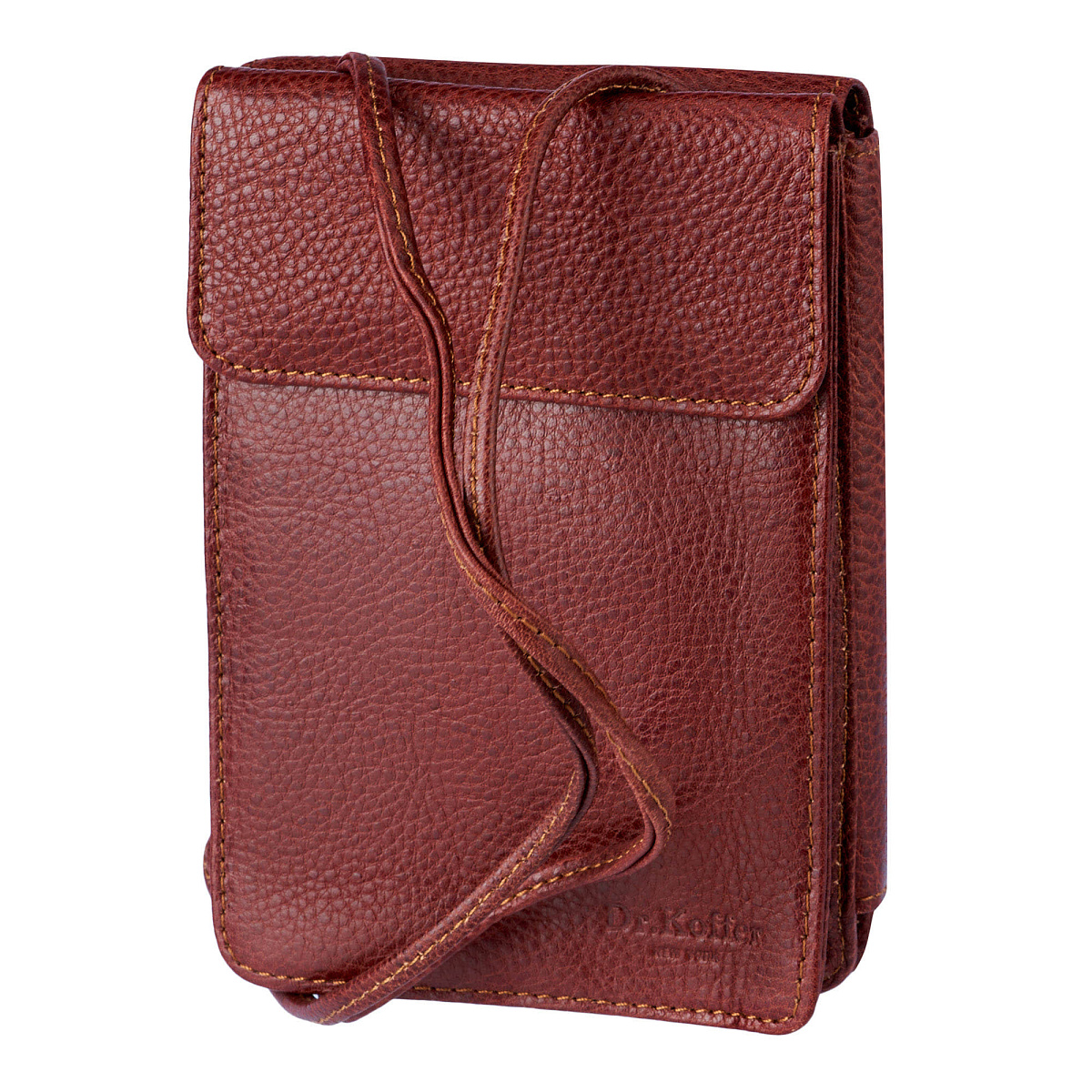 Нагрудный кошелек дорожный Dr.Koffer из натуральной кожи