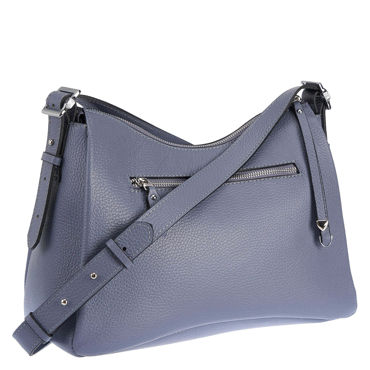 Женская сумка Dr. Koffer из натуральной кожи серая