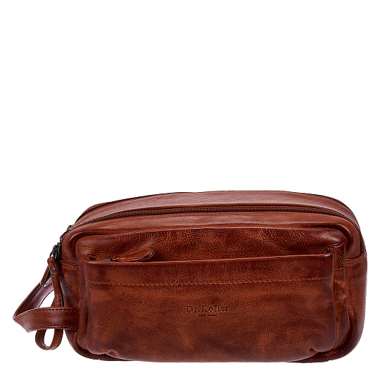Несессер Dr.Koffer из натуральной кожи коричневый